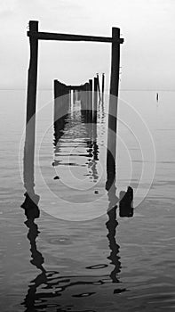 Remanent of a Pier, Fairhope, Alabama