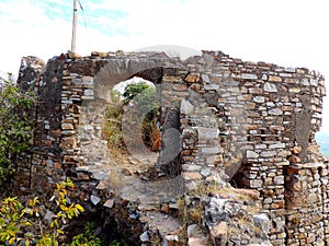 Remants of the fort of King Ratan Singh in Madhya Pradesh, India