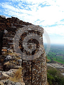 Remants of the fort of King Ratan Singh in Madhya Pradesh, India