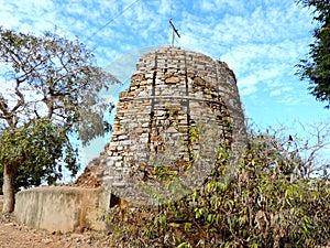 Remants of the fort of King Ratan Singh in Madhya Pradesh, India