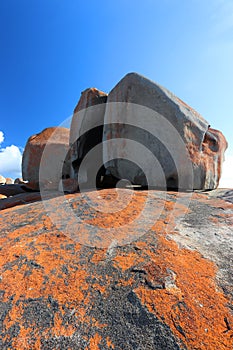 Remarkable rocks in the Flinders Chase National Park, over on the western side Kangaroo island.