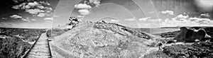 Remarkable Rocks in Flinders Chase National Park, panoramic view of Kangaroo Island