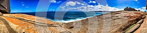 Remarkable Rocks in Flinders Chase National Park, panoramic view of Kangaroo Island