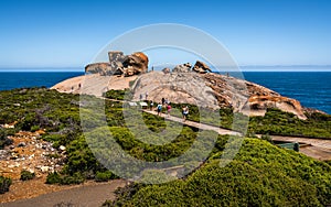 Remarkable rocks panorama view on Kangaroo island in Australia