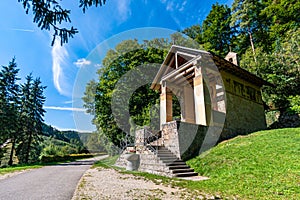 St. Maurus Chapel near the Beuron Monastery in the Danube Valley photo