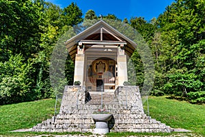 St. Maurus Chapel near the Beuron Monastery in the Danube Valley photo