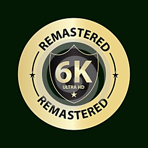 Remastered 6k premium vector icon