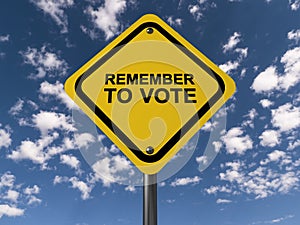 Remember to vote