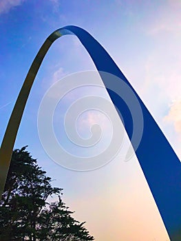 Remembrance arch in Kent with sky