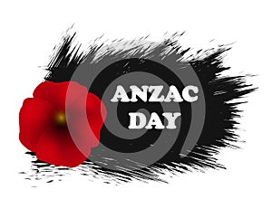 Remembrance Day, Anzac Day, Veterans Day Background with Poppies. Lest We Forget.