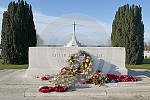 Remembrance at Tyne Cot photo