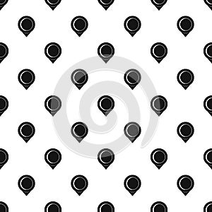 Reminder pin pattern seamless vector