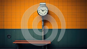 Reminder retro countdown deadline time clock vintage background awake minute alarm timer