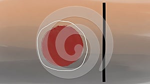 Is reminiscent of modern abstract art where form and color take precedence