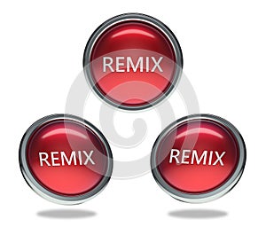 Remix glass button