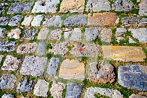 Remnant of ancient pavement