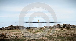 Remnant of a semaphore at Pointe du But on Yeu Island