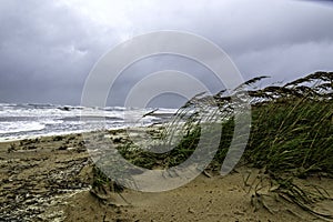 The remnant system of Hurricane Hermine off the Coast of Virginia Beach Virginia