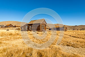 The remnants of the Bodie Ghost Town