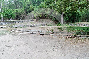 Remnants of a house of indigenous Kogi people