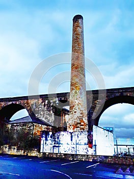 Remnants of old Burnley of when Burnley was a cotton town .Now Cotton has all gone