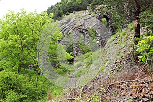 Remnants of an old cement factory, Valbonnais, France