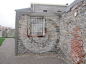 Remnants of Prison Walls and Courtyard