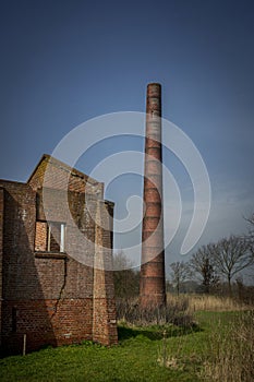 Remnants of the Stone and drainage pipes factory Ceres