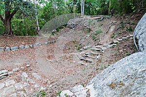 Remnants of a village of indigenous Kogi people photo