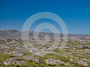 Remote communities in the rugged Golden Road area of East Harris in the Outer Hebrides, Scotland, UK.