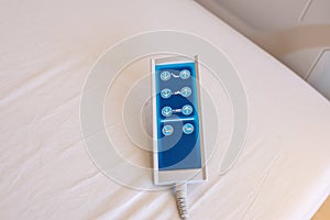 Remote control for adjust level sick bed at hospital room