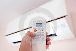 Remote control Air condition.