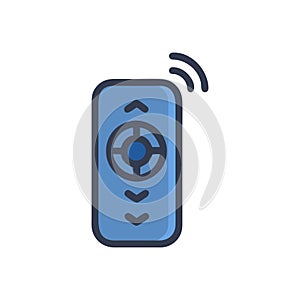 Remote Control Button Icon for Devices