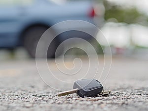 The remote control car alarm systems on the road