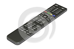 Remote control from digital satellite receiver, 3D rendering