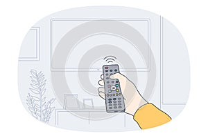 Remote control and entertainment concept