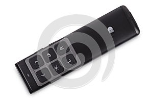 Remote control isolated on white background photo