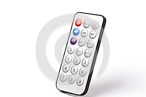 Remote control isolated on white background with clipping path.