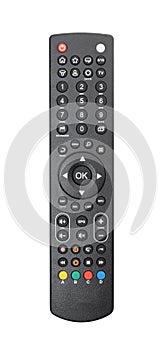 Remote control isolated on white photo
