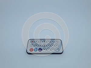 The remote control with negative space