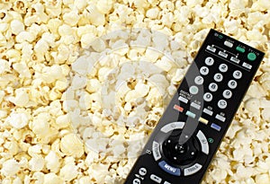 Remote control on popcorn