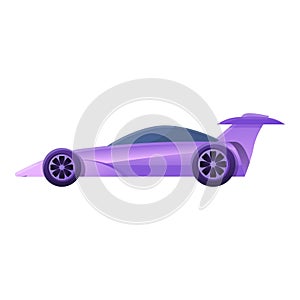 Remote control race car toy icon, cartoon style