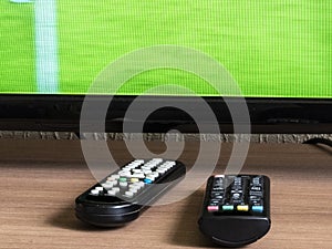 Remote control and tv