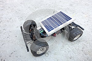 Remote control vehicles, prototypes of solar energy