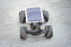 Remote control vehicles, prototypes of solar energy