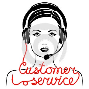 Remote customer service concept