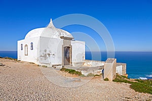 The remote Ermida da Memoria (Memory Hermitage) of the Nossa Senhora do Cabo Sanctuary