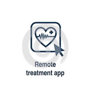 Remote medical treatment app for use on computer, tablet, or smart phone - EHR, PHR, EMR