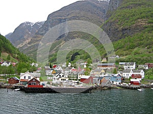 Remote Norwegian Village on a Fjord