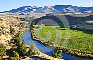 Remote ranch, Powder River, Oregon